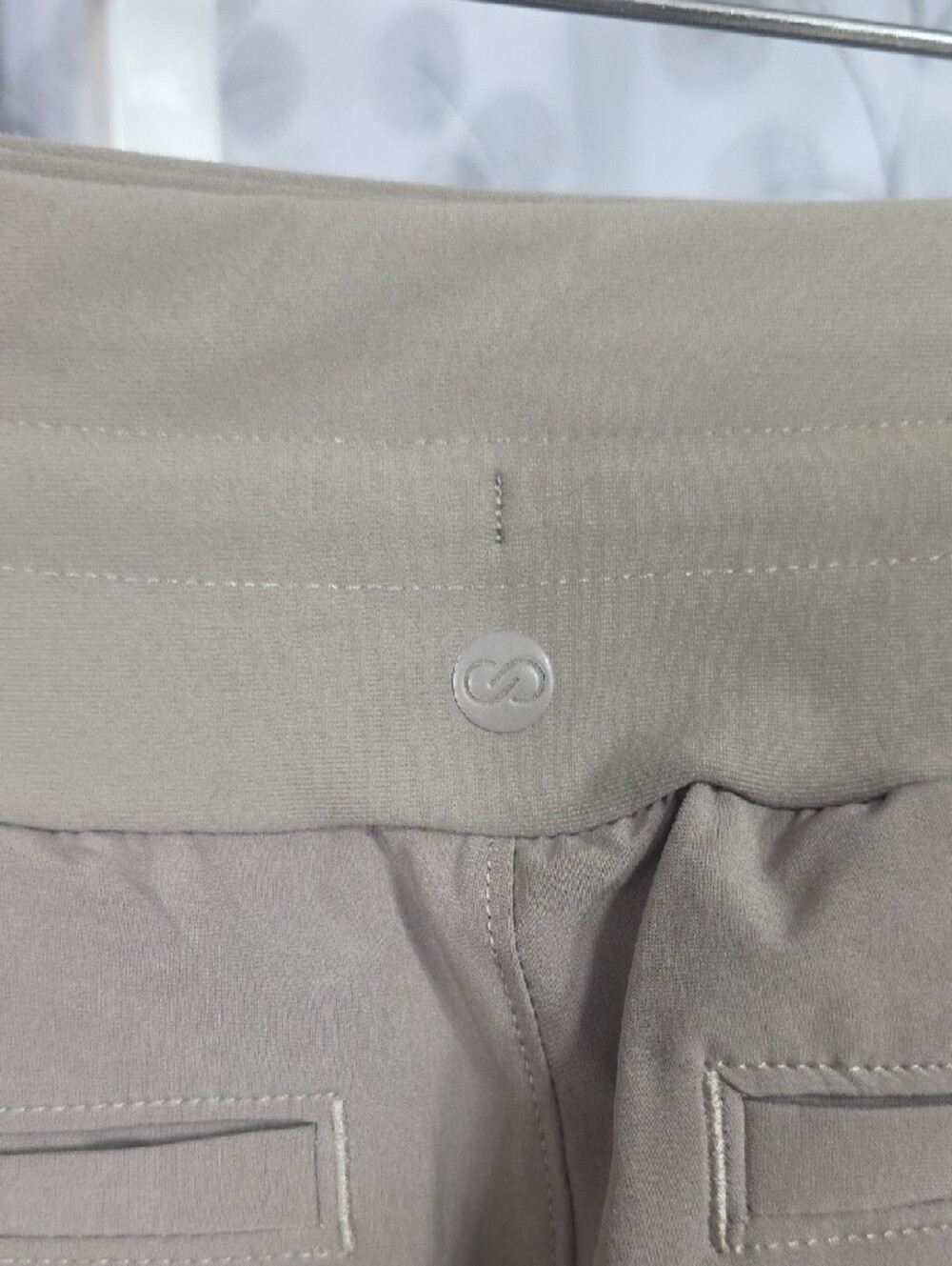 CALIA Taupe Drawstring Jogger Pants - Picture 9 of 10